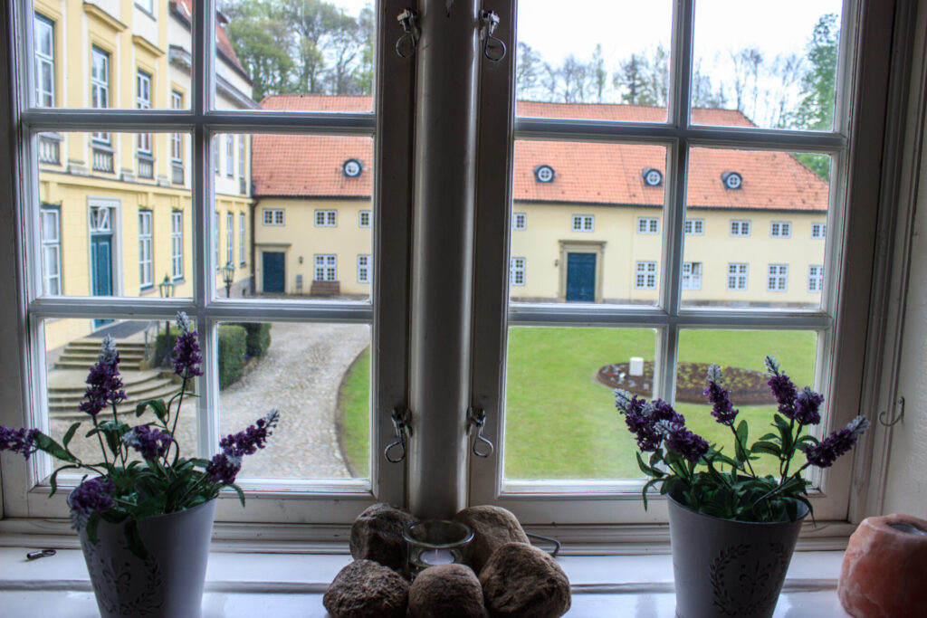 Ausblick auf den Ehrenhof